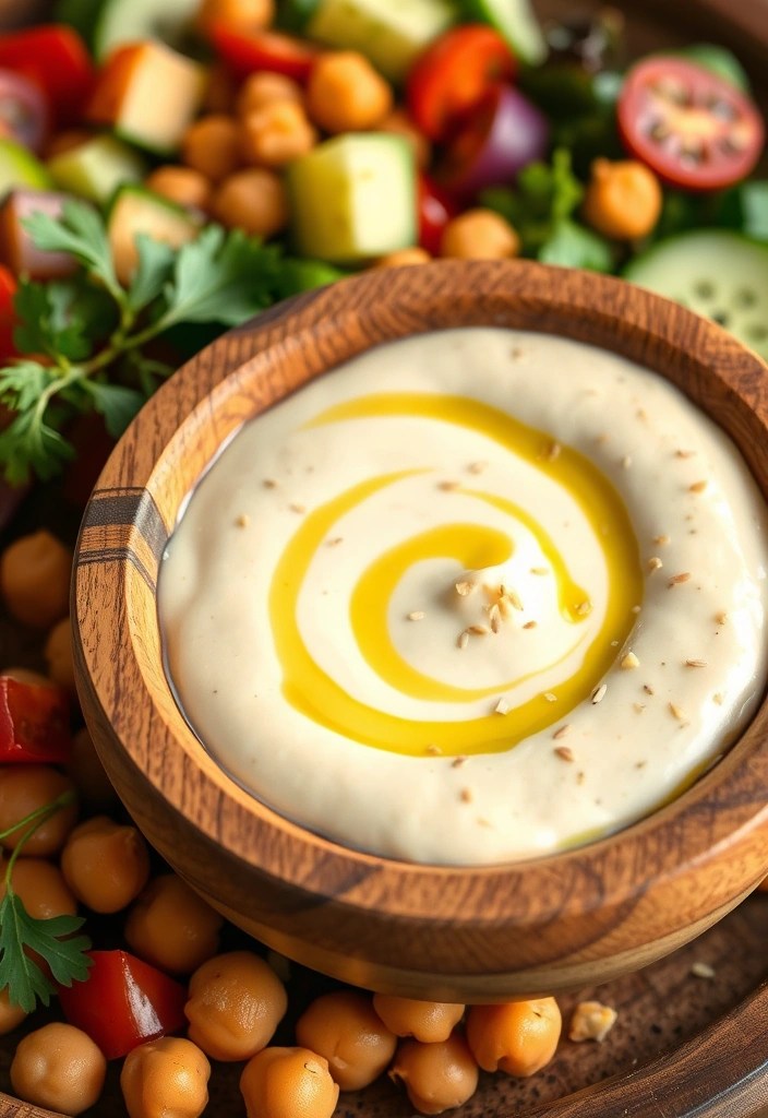 9 Flavor-Packed Homemade Dressings to Elevate Your Healthy Salads! - 4. Creamy Tahini Dressing
