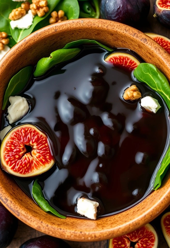 9 Flavor-Packed Homemade Dressings to Elevate Your Healthy Salads! - 7. Balsamic Fig Dressing