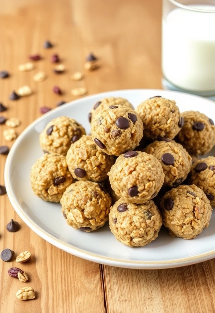 9 Healthy Desserts That Taste Too Good to Be True (You Won't Want to Share #3!) - 5. Oatmeal Cookie Energy Bites