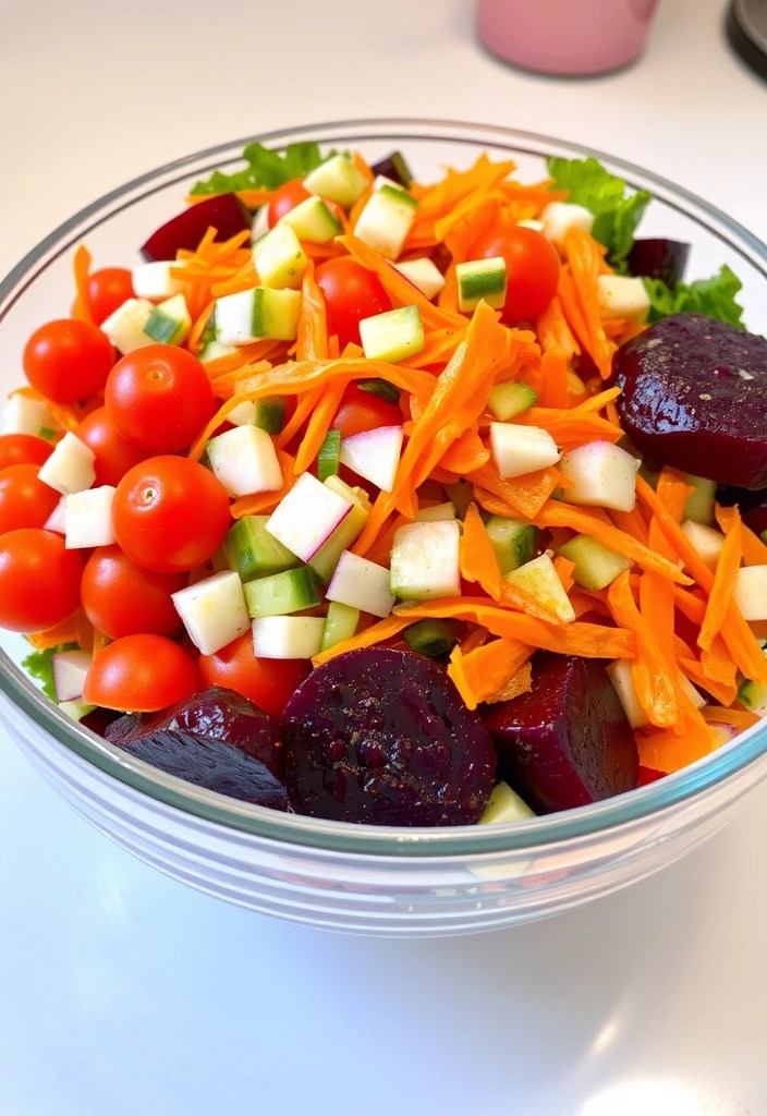 Discover the Art of Salad-Making: 10 Secrets to Crafting the Perfect Salad Every Time! - 2. Incorporate a Rainbow of Vegetables