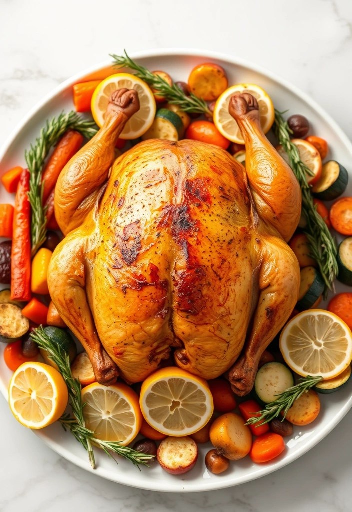 Healthy Dinner: 10 Simple Recipes to Nourish Your Body and Delight Your Taste Buds! - 2. Lemon Garlic Roasted Chicken