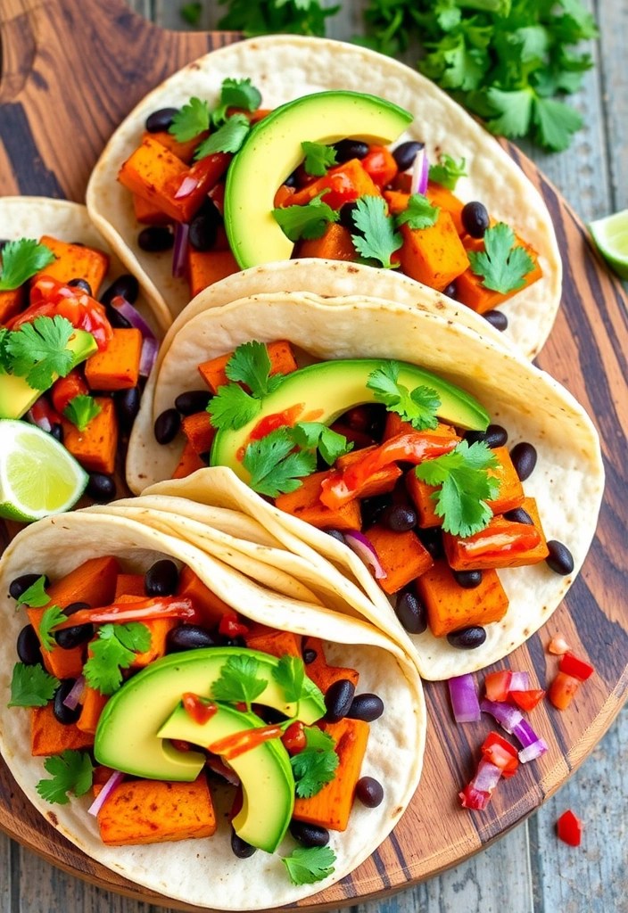 Healthy Dinner: 10 Simple Recipes to Nourish Your Body and Delight Your Taste Buds! - 8. Sweet Potato and Black Bean Tacos