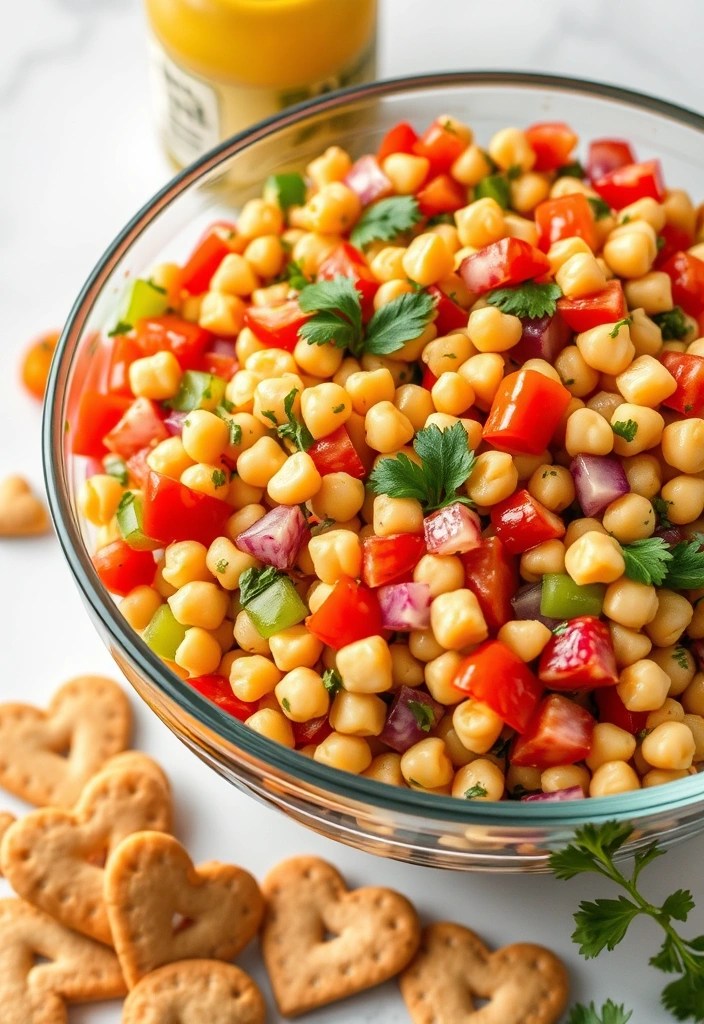 Prep for Love: 6 Easy Healthy Valentine's Day Lunch Ideas for Busy Couples! - 4. Mediterranean Chickpea Salad