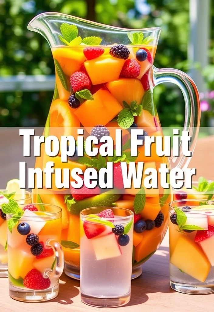 Revitalize Your Ramadan: 12 Detoxifying Healthy Drinks for a Refreshing Fast! - 10. Tropical Fruit Infused Water