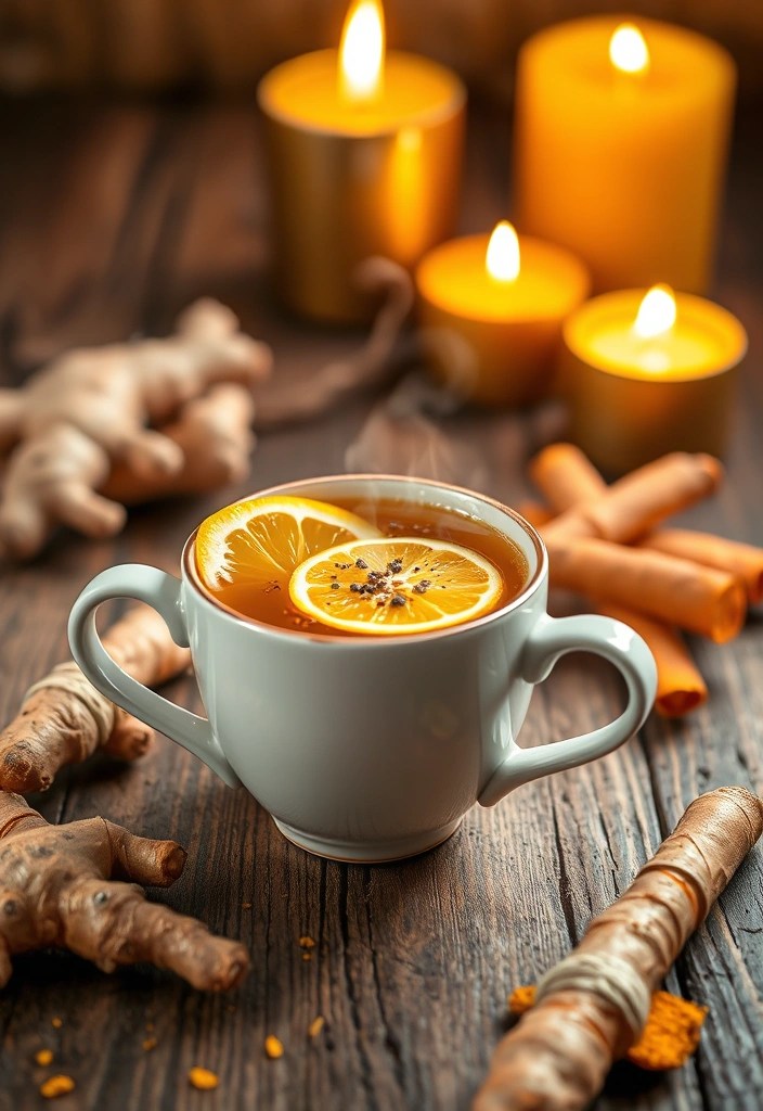 Revitalize Your Ramadan: 12 Detoxifying Healthy Drinks for a Refreshing Fast! - 2. Spicy Ginger Turmeric Tea