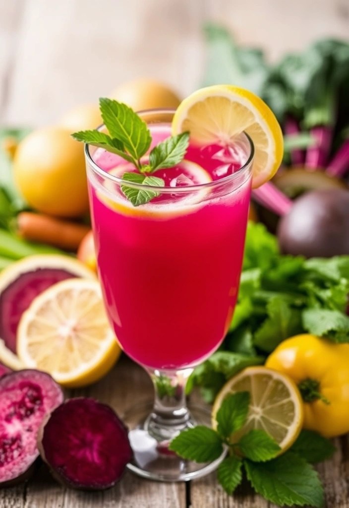 Revitalize Your Ramadan: 12 Detoxifying Healthy Drinks for a Refreshing Fast! - 6. Beetroot Lemonade