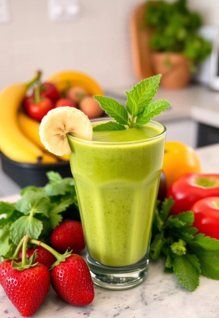 Revitalize Your Ramadan: 12 Detoxifying Healthy Drinks for a Refreshing Fast! - 9. Green Smoothie