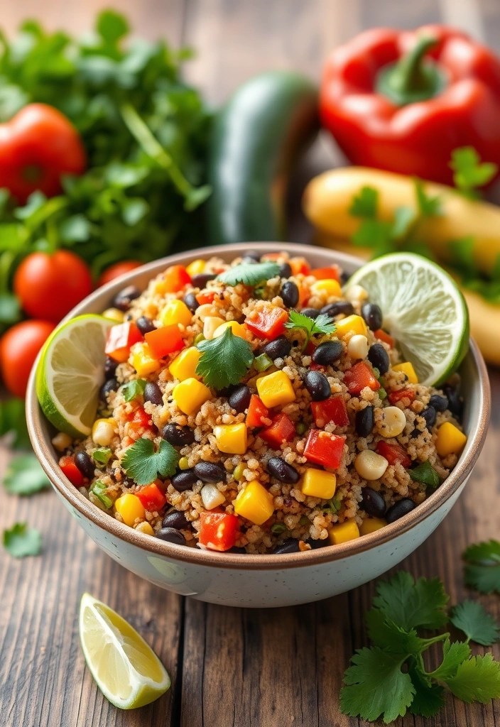 The Ultimate Guide to Healthy Lunches That Balance Nutrients and Taste! - 1. Quinoa and Black Bean Salad