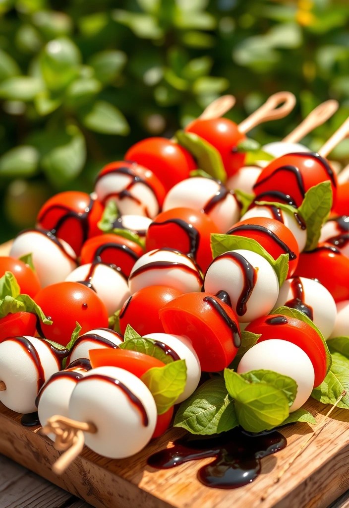 The Ultimate Guide to Healthy Lunches That Balance Nutrients and Taste! - 11. Caprese Salad Skewers