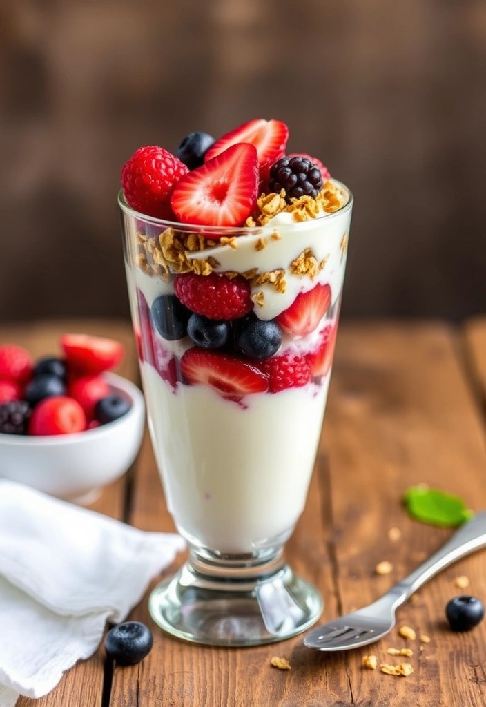 The Ultimate Guide to Healthy Lunches That Balance Nutrients and Taste! - 13. Berry and Yogurt Parfait