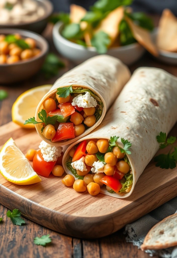 The Ultimate Guide to Healthy Lunches That Balance Nutrients and Taste! - 2. Mediterranean Chickpea Wrap