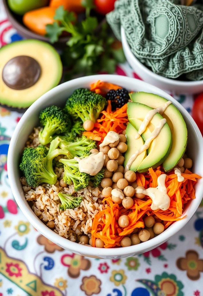 The Ultimate Guide to Healthy Lunches That Balance Nutrients and Taste! - 3. Colorful Buddha Bowl