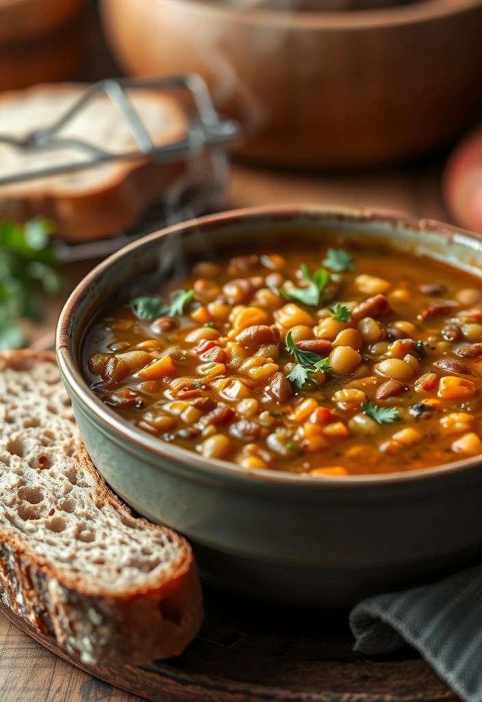 The Ultimate Guide to Healthy Lunches That Balance Nutrients and Taste! - 5. Savory Lentil Soup