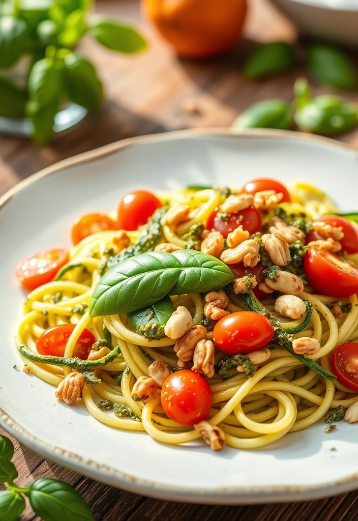 The Ultimate Guide to Healthy Lunches That Balance Nutrients and Taste! - 6. Zucchini Noodles with Pesto