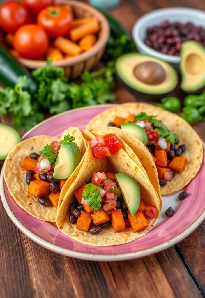 The Ultimate Guide to Healthy Lunches That Balance Nutrients and Taste! - 8. Sweet Potato and Black Bean Tacos