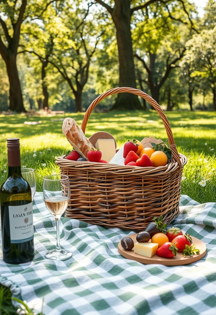 Valentine's Day Lunch: 10 Romantic Ideas for a Perfect Date! - 2. Romantic Picnic Basket Lunch