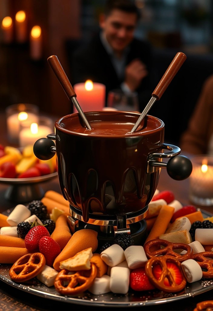 Valentine's Day Lunch: 10 Romantic Ideas for a Perfect Date! - 4. Decadent Chocolate Fondue