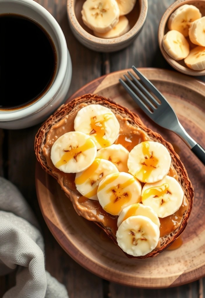 Your Go-To Guide: 10 Healthy Breakfast Recipes That Are Easy and Delicious! - 10. Peanut Butter Banana Toast