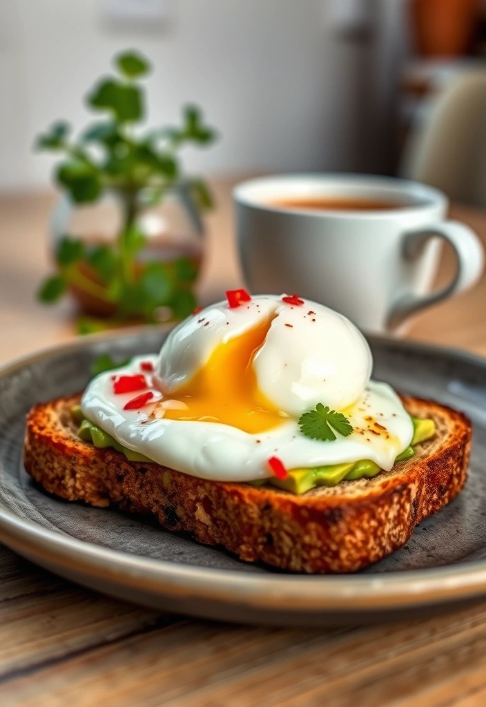 Your Go-To Guide: 10 Healthy Breakfast Recipes That Are Easy and Delicious! - 2. Avocado Toast with Poached Egg