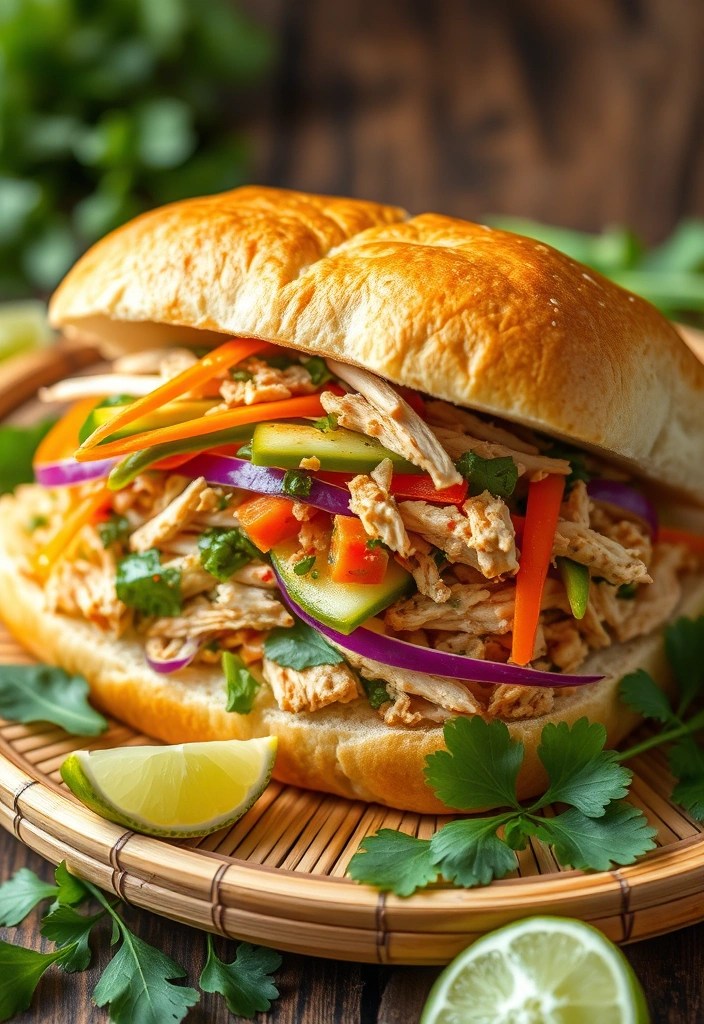Your Ultimate Guide to Healthy Sandwiches: 15 Wholesome Recipes You Can’t Resist! - 13. Thai Chicken Salad Sandwich