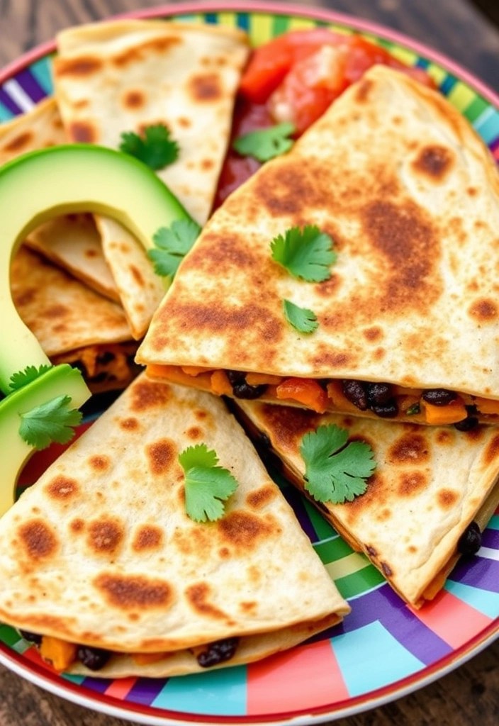 Your Ultimate Guide to Healthy Sandwiches: 15 Wholesome Recipes You Can’t Resist! - 15. Sweet Potato & Black Bean Quesadilla