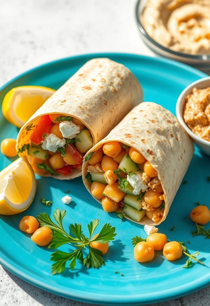 Your Ultimate Guide to Healthy Sandwiches: 15 Wholesome Recipes You Can’t Resist! - 2. Mediterranean Chickpea Wrap