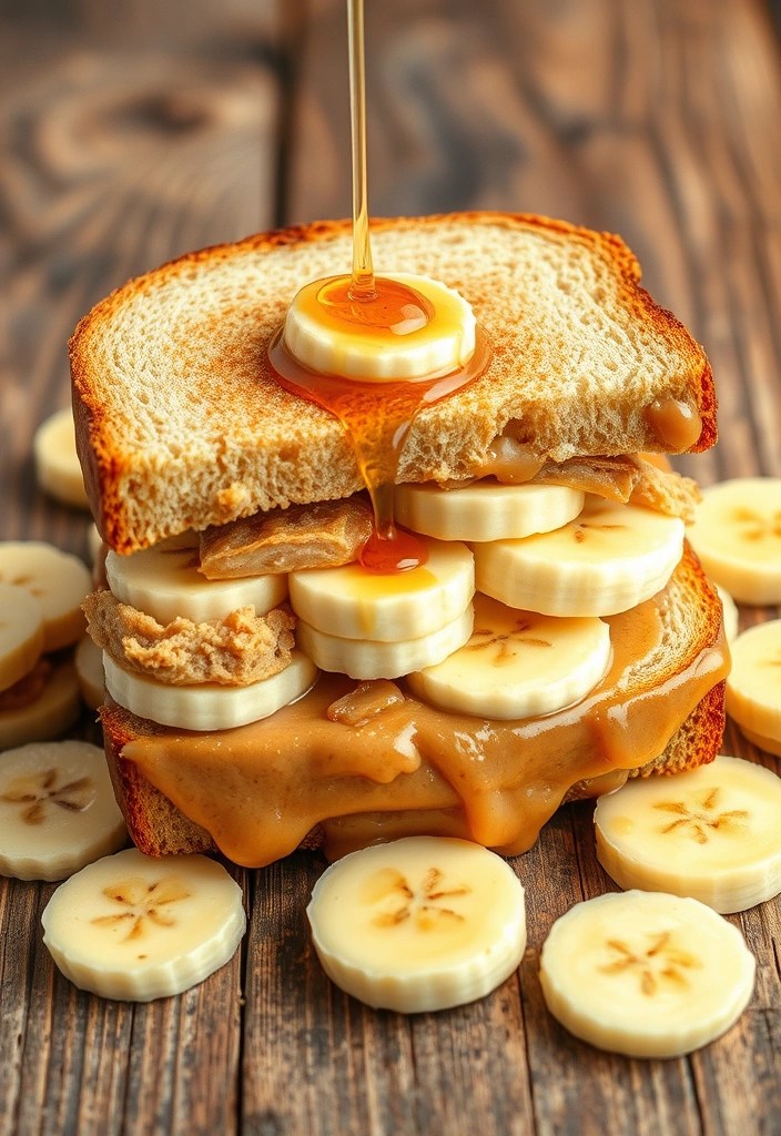 Your Ultimate Guide to Healthy Sandwiches: 15 Wholesome Recipes You Can’t Resist! - 8. Peanut Butter & Banana Sandwich