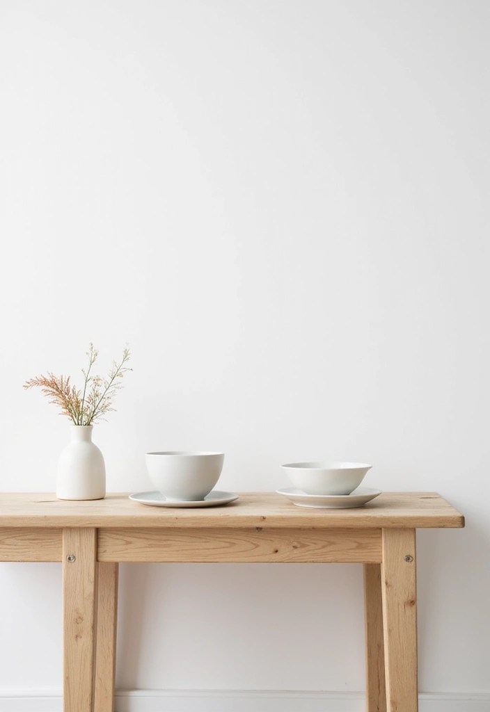 10 Dining Table Trends You Need to Know About for a Chic Home Makeover! - 5. Minimalist Aesthetics