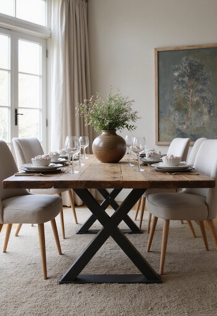 10 Dining Table Trends You Need to Know About for a Chic Home Makeover! - 6. Mixed Materials