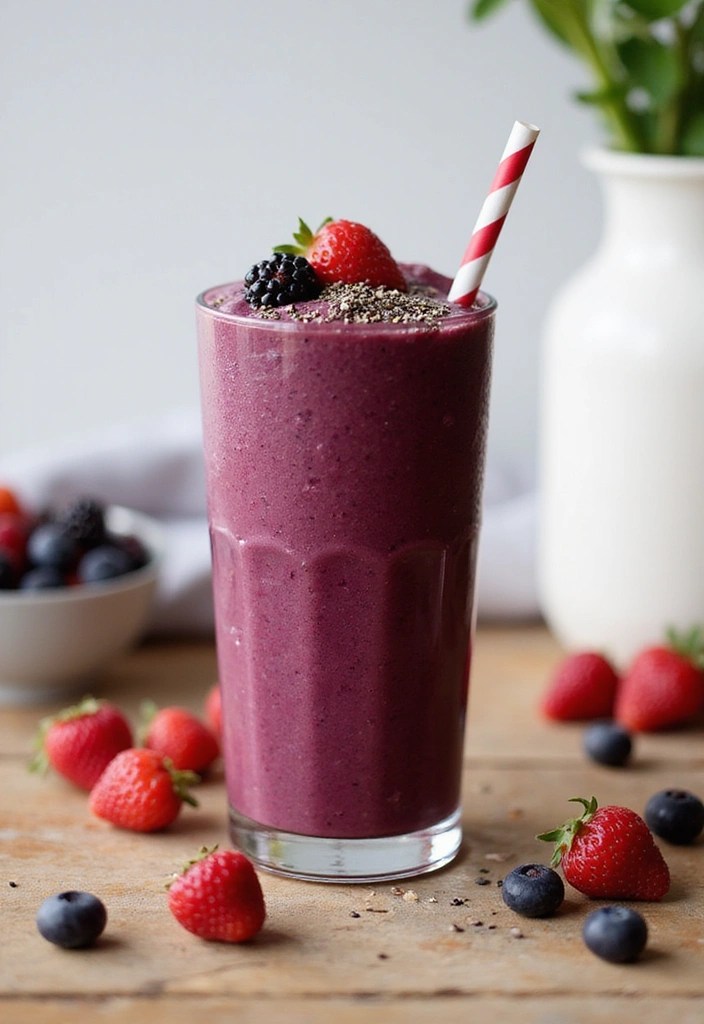 10 Refreshing Healthy Spring Drinks That Will Revitalize Your Day! - 2. Berry Bliss Smoothie