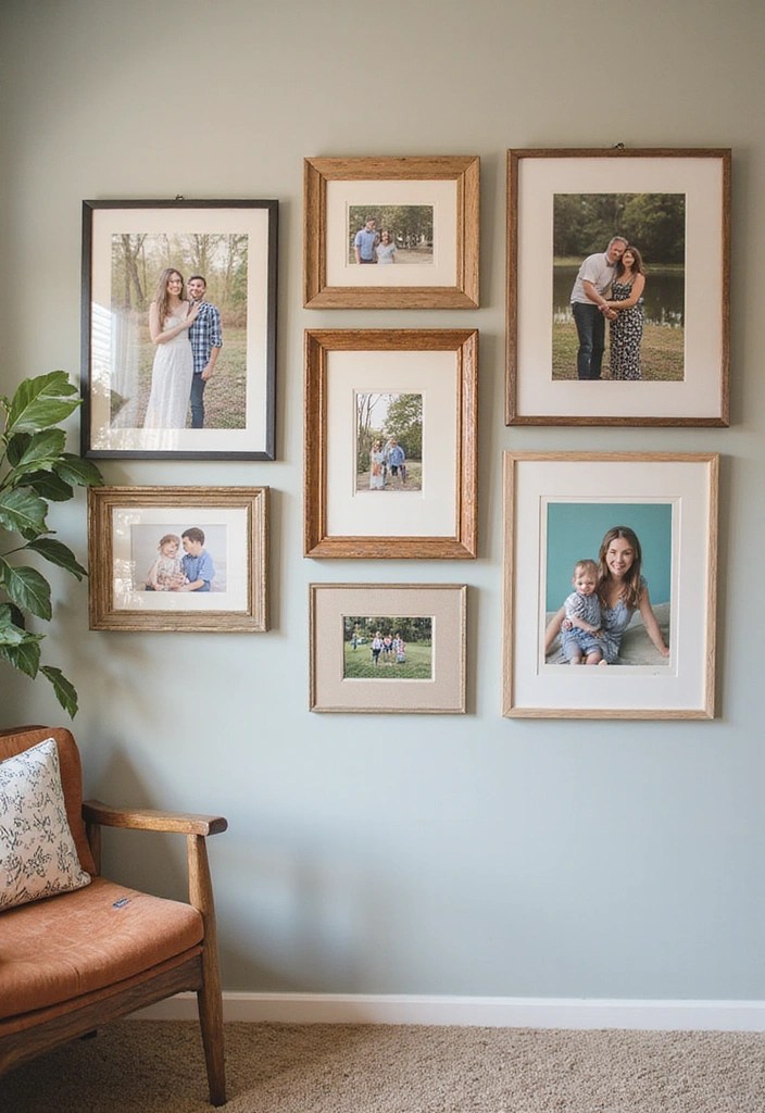 11 DIY Hallway Decor Projects That Are Easy and Budget-Friendly (Try #6!) - 1. Gallery Wall of Memories