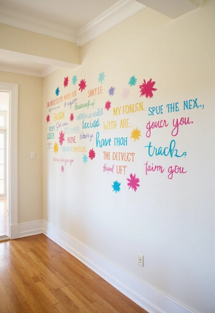11 DIY Hallway Decor Projects That Are Easy and Budget-Friendly (Try #6!) - 11. Personalized Wall Decals
