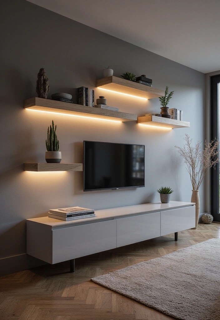 12 Floating Shelves That Will Make Your Walls Pop (Discover #3's Magic!) - 12. Smart Floating Shelves