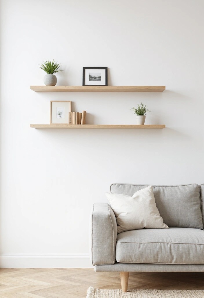 12 Floating Shelves That Will Make Your Walls Pop (Discover #3's Magic!) - 6. Minimalist Marvels