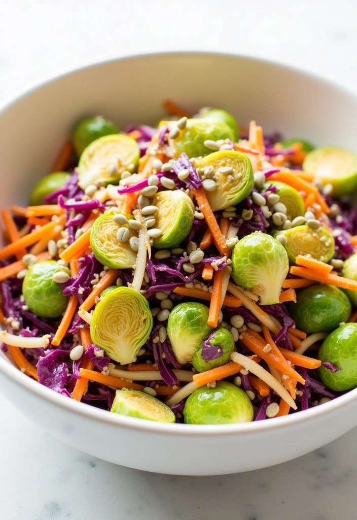 12 Irresistible Brussel Sprouts Side Dishes That Will Steal the Show! - 2. Brussel Sprout Slaw