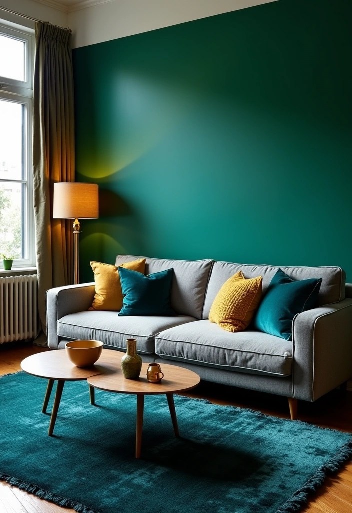 14 Modern Living Room Decor Trends with Rugs and Paints You Need to Try Right Now! - 1. Bold Jewel Tones