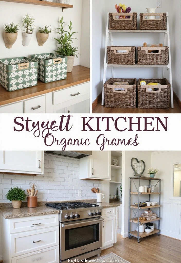 17 Small Kitchen Decor Ideas That Maximize Style and Space (Wait Until You See #5!) - 15. Stylish Organizers