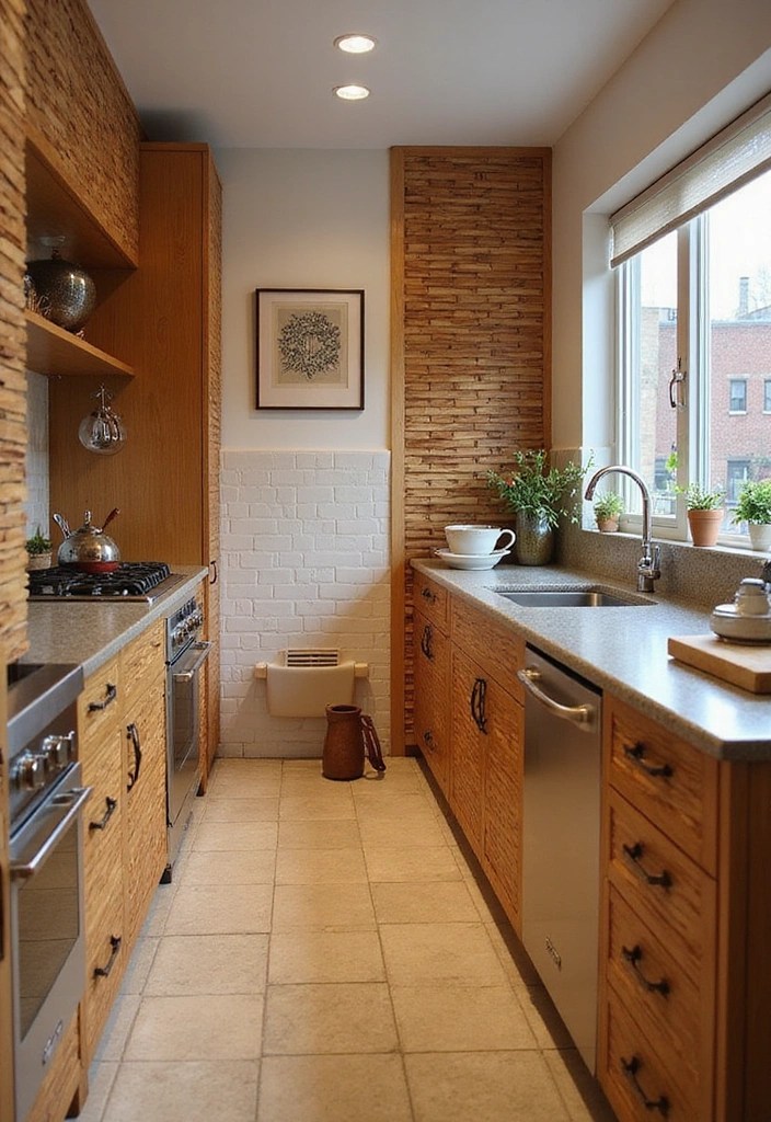 17 Small Kitchen Decor Ideas That Maximize Style and Space (Wait Until You See #5!) - 16. Textured Wall Panels