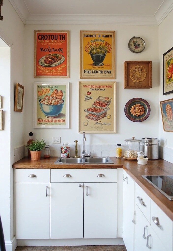 17 Small Kitchen Decor Ideas That Maximize Style and Space (Wait Until You See #5!) - 3. Colorful Wall Art