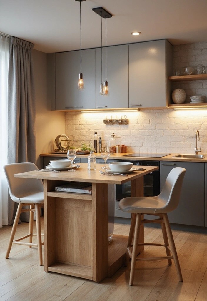 17 Small Kitchen Decor Ideas That Maximize Style and Space (Wait Until You See #5!) - 5. Cleverly Designed Furniture