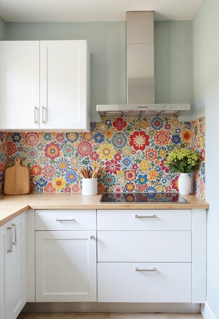 17 Small Kitchen Decor Ideas That Maximize Style and Space (Wait Until You See #5!) - 7. Bright Backsplash