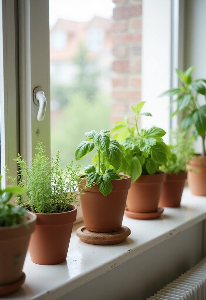 17 Small Kitchen Decor Ideas That Maximize Style and Space (Wait Until You See #5!) - 9. Indoor Herb Garden