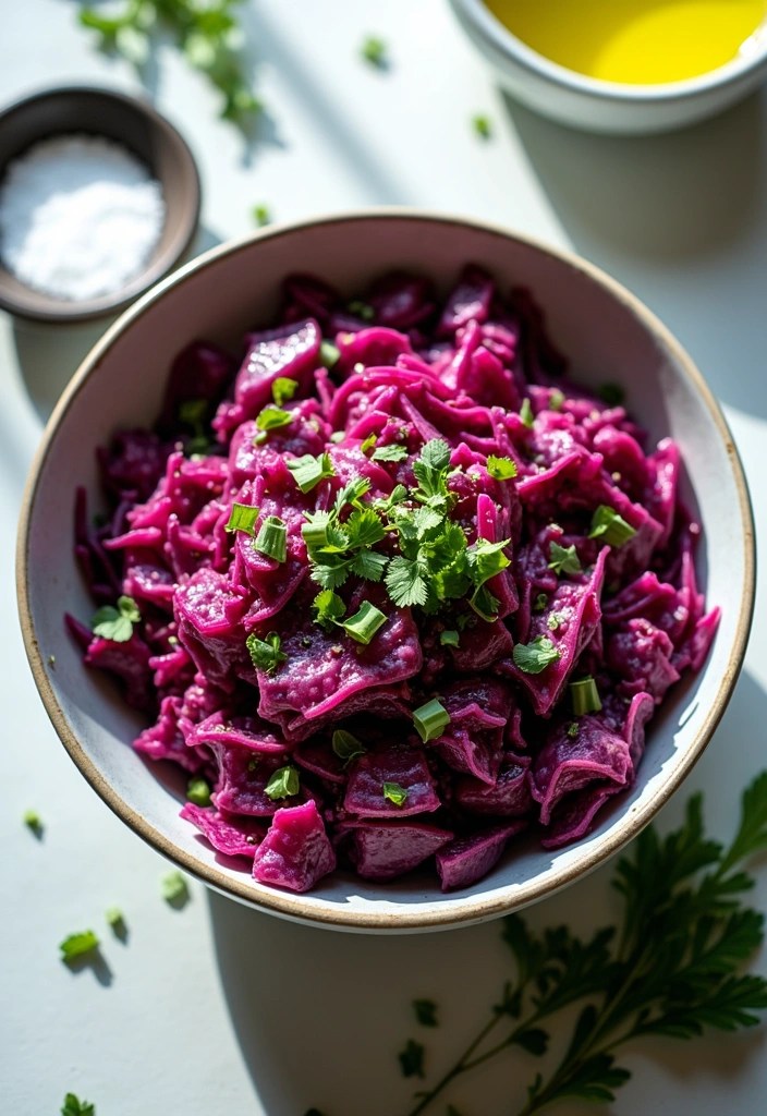 Unlock the Power of Fermented Cabbage: 8 Recipes for a Healthier Gut! - 5. Cabbage and Beet Salad