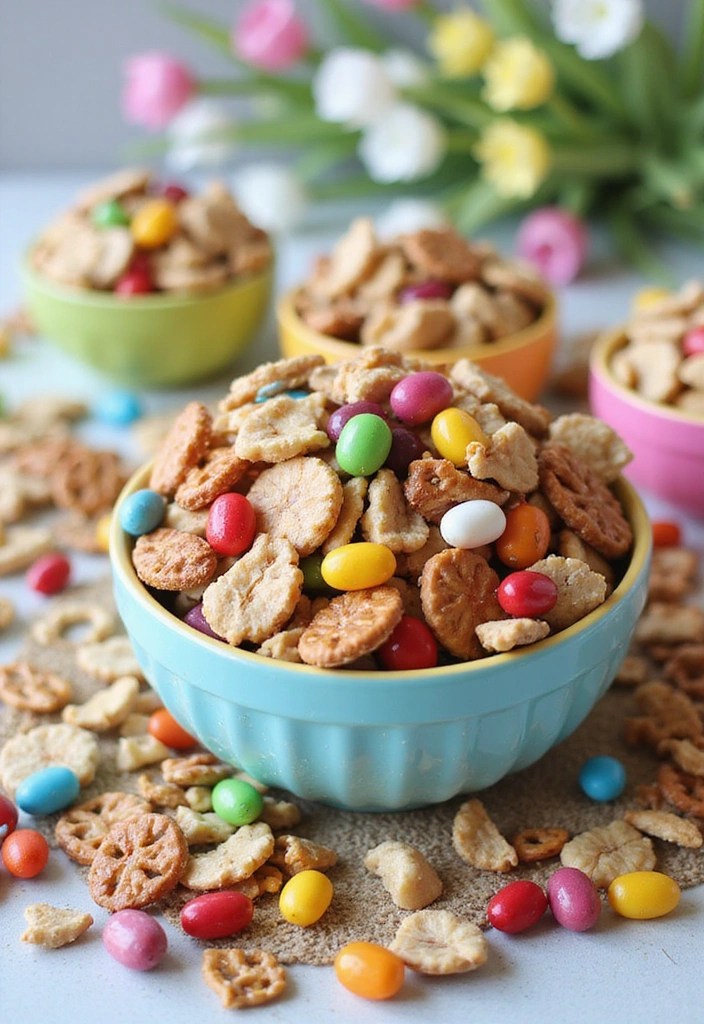10 Adorable Easter Kids Lunch Ideas That'll Make Their Faces Light Up! - 5. Jelly Bean Trail Mix