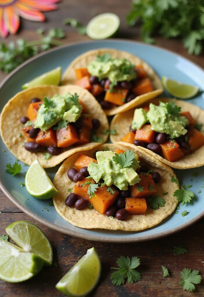 10 Quick and Tasty Light Dinners That Are Perfect for Any Night! - 8. Sweet Potato and Black Bean Tacos