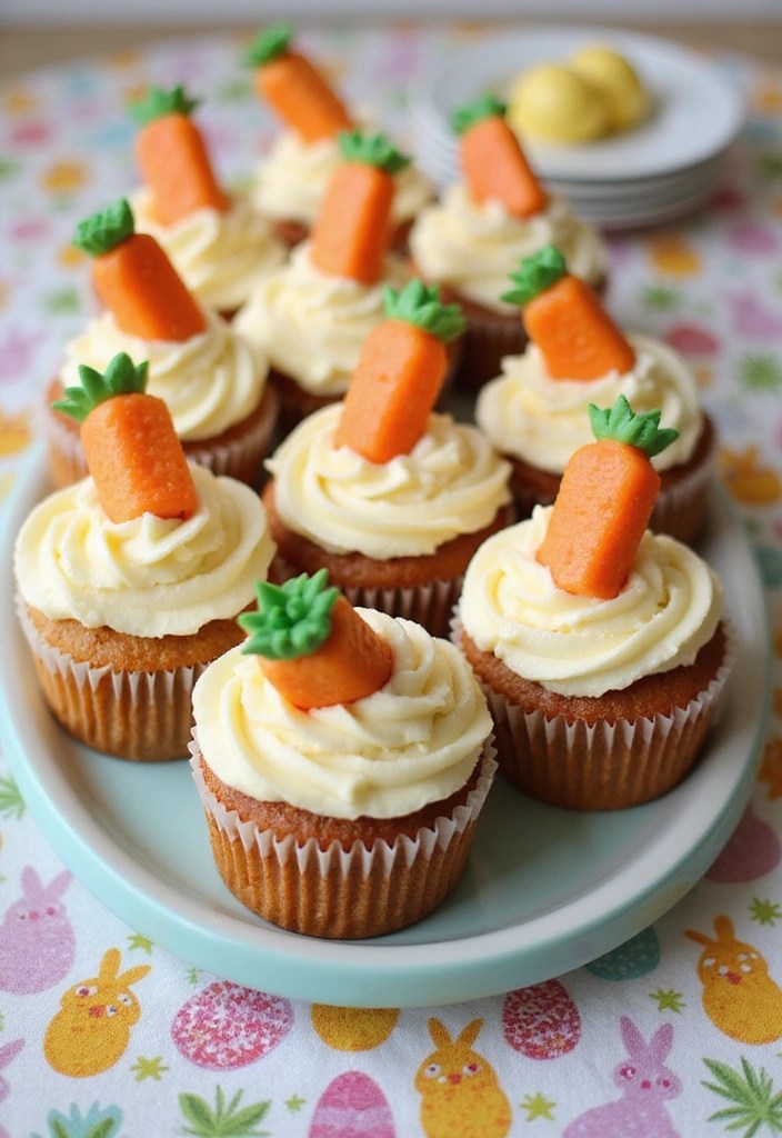 11 Easy Easter Lunch Recipes for Families That Will Make Cooking a Breeze (You Won't Believe #4!) - 10. Carrot Cake Cupcakes