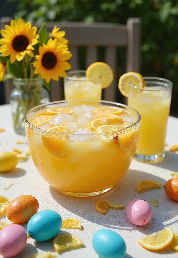 11 Easy Easter Lunch Recipes for Families That Will Make Cooking a Breeze (You Won't Believe #4!) - 11. Lemonade Punch