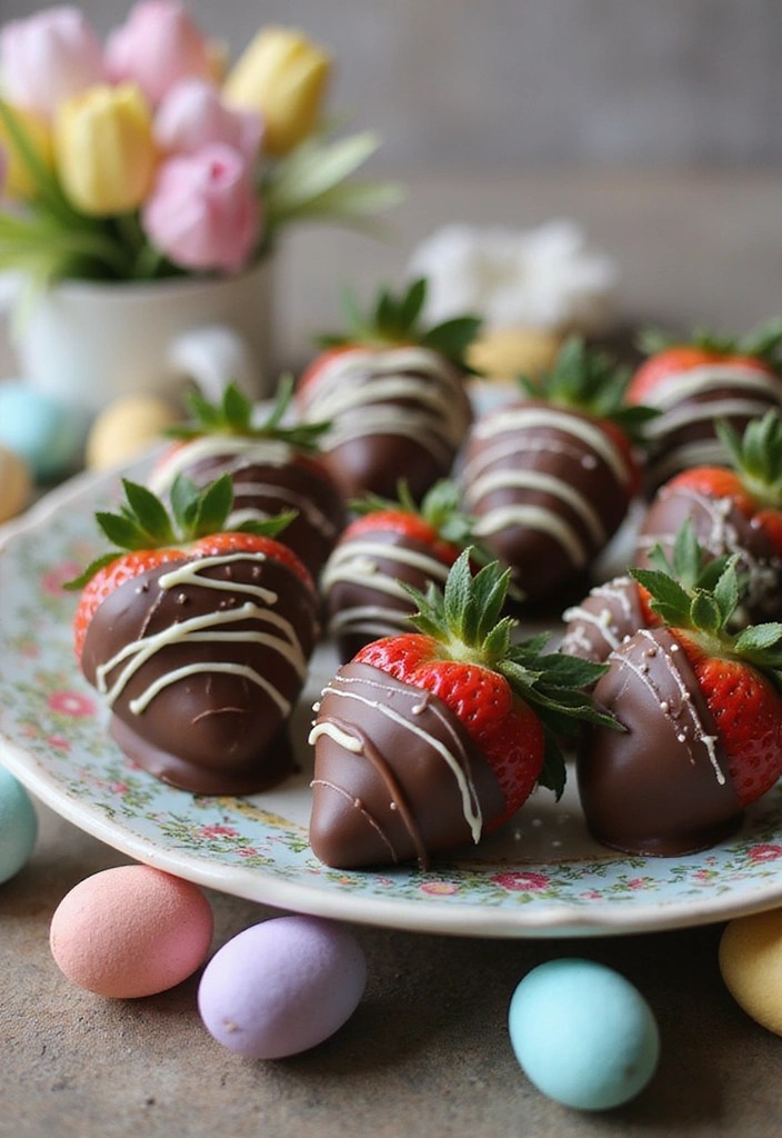 11 Easy Easter Lunch Recipes for Families That Will Make Cooking a Breeze (You Won't Believe #4!) - 9. Chocolate-Covered Strawberries