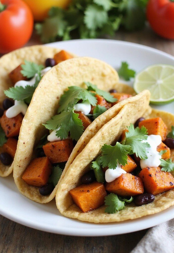 15 Healthy Lunch Ideas That'll Transform Your Workday (You Won't Believe #7!) - 4. Sweet Potato & Black Bean Tacos