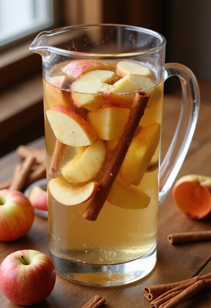 15 Infused Water Recipes That Will Transform Your Summer Hydration! - 13. Apple Cinnamon Infused Water